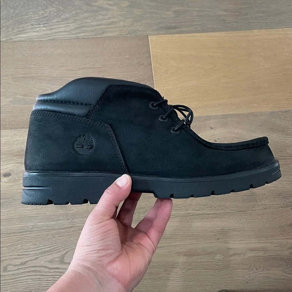 Timberland Black Newtonbrook Moc Toe Chukka Boots Size 10.5